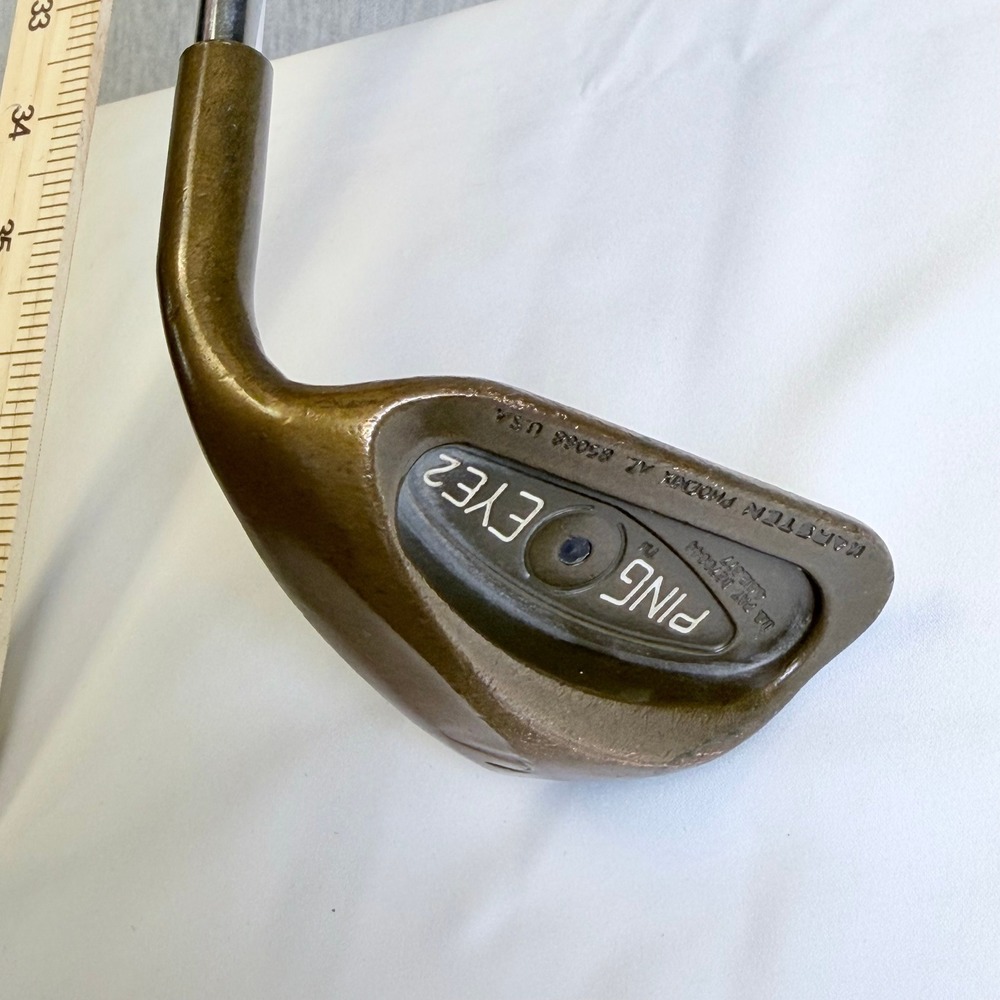 Ping Eye2 Beryllium Copper BeCu Sand Wedge Black Dot Steel Golf Pride Grip 35.5"